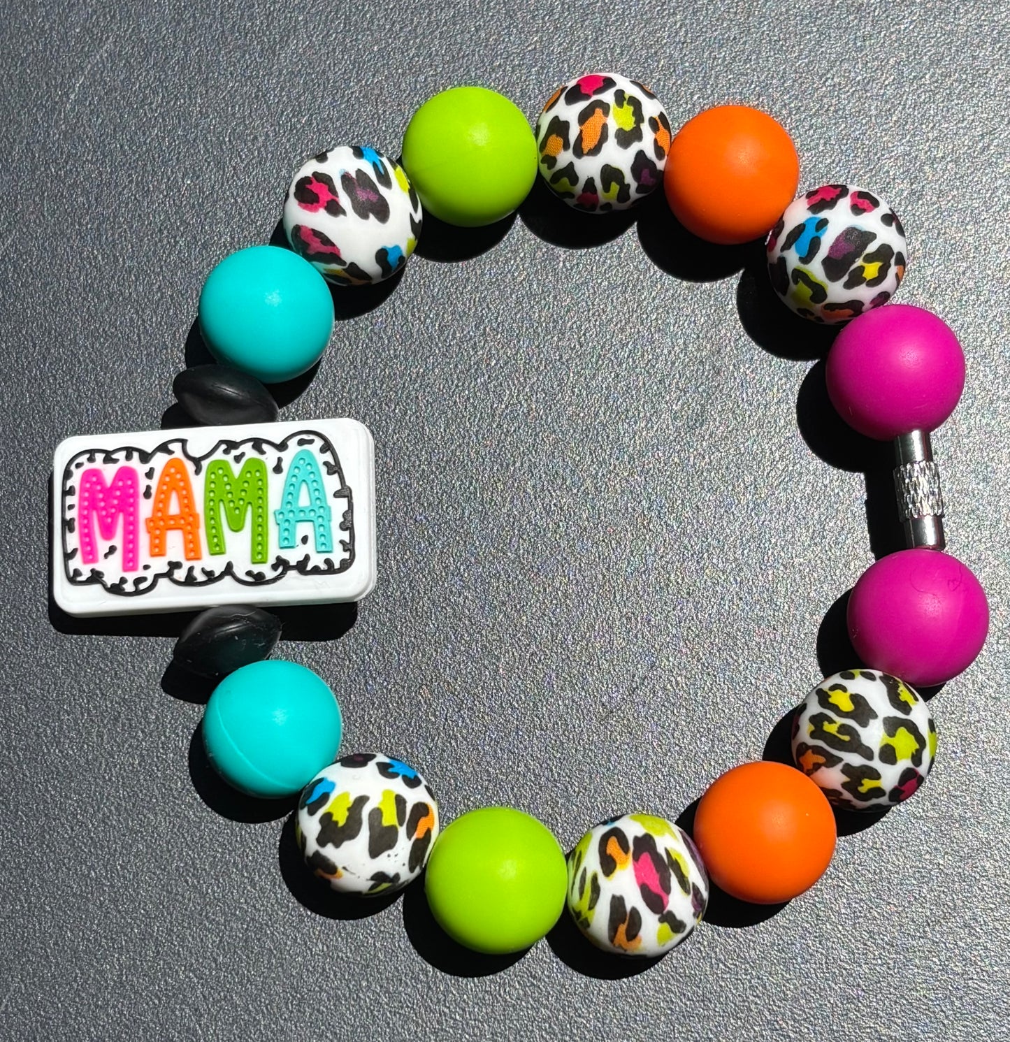 MAMA cheetah Bogg bag charm